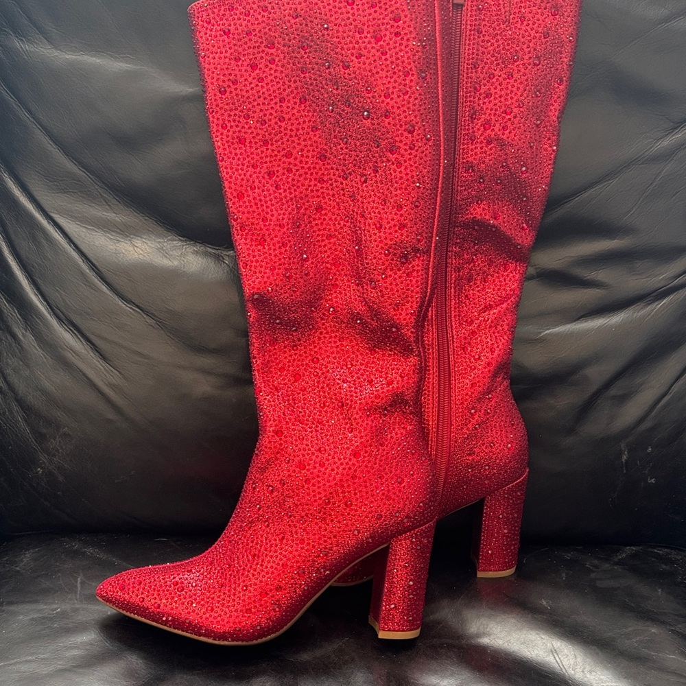Elegant Red Women's Boots